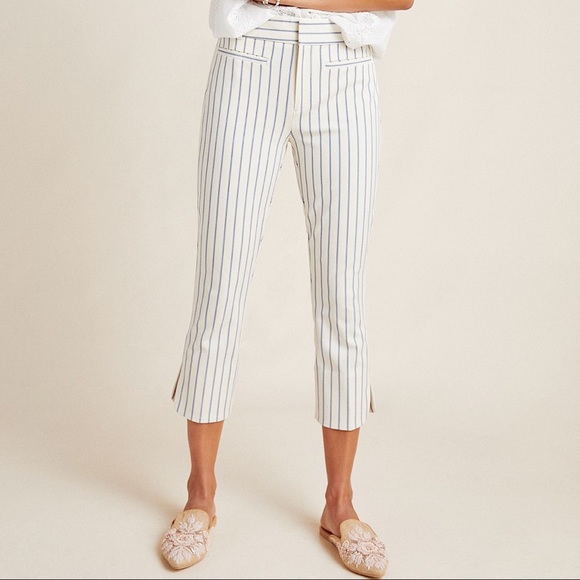 Anthropologie Pants - Anthropologie Sz 14 Essential Slim Capri Pants EUC
